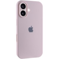 Чохол Silicone Case Full Camera Protective (AA) для Apple iPhone 16 Plus (6.7") Рожевий / Chalk Pink