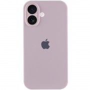 Чехол Silicone Case Full Camera Protective (AA) для Apple iPhone 16 Plus (6.7"), Розовый / Chalk Pink