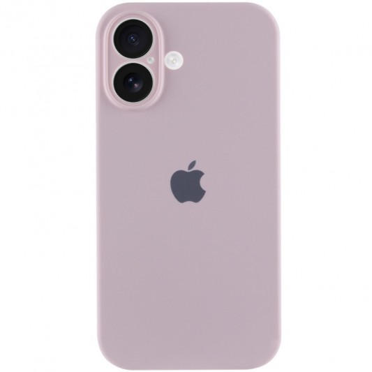 Чехол Silicone Case Full Camera Protective (AA) для Apple iPhone 16 Plus (6.7") Розовый / Chalk Pink - изображение 4