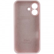 Чехол Silicone Case Full Camera Protective (AA) для Apple iPhone 16 Plus (6.7"), Розовый / Chalk Pink