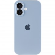 Чехол Silicone Case Full Camera Protective (AA) для Apple iPhone 16 Plus (6.7"), Голубой / Sweet Blue