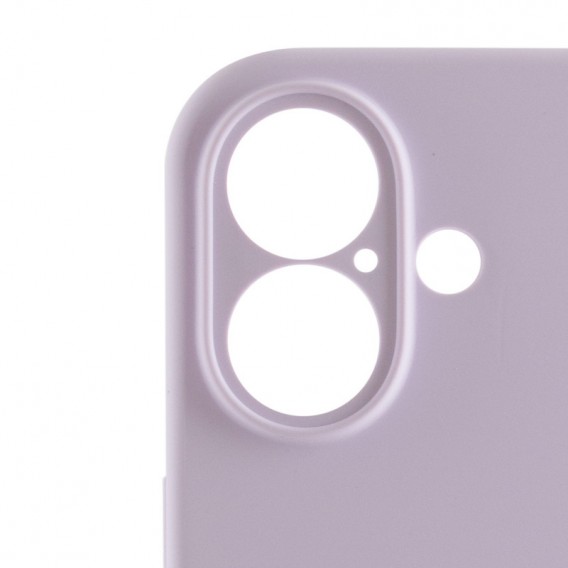 Чехол Silicone Case Full Camera Protective (AA) для Apple iPhone 16 Plus (6.7"), Сиреневый / Lilac