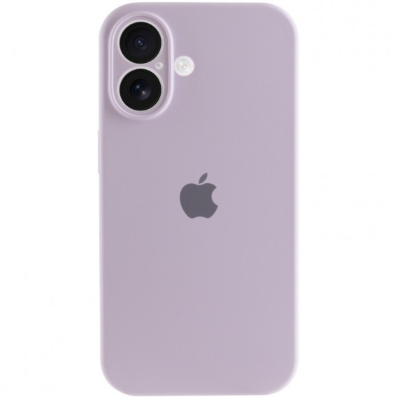 Чехол Silicone Case Full Camera Protective (AA) для Apple iPhone 16 Plus (6.7"), Сиреневый / Lilac