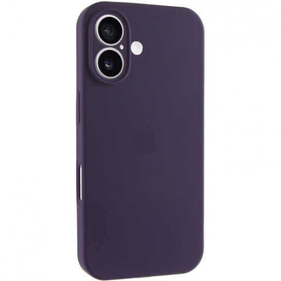 Чохол Silicone Case Full Camera Protective (AA) для Apple iPhone 16 Plus (6.7"), Фіолетовий / Elderberry