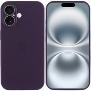 Чехол Silicone Case Full Camera Protective (AA) для Apple iPhone 16 Plus (6.7"), Фиолетовый / Elderberry