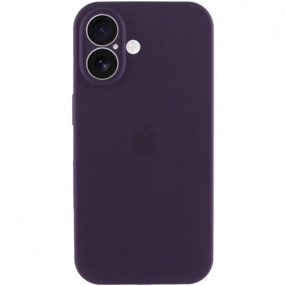 Чохол Silicone Case Full Camera Protective (AA) для Apple iPhone 16 Plus (6.7"), Фіолетовий / Elderberry