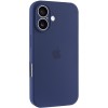Чохол Silicone Case Full Camera Protective (AA) для Apple iPhone 16 Plus (6.7"), Синій / Deep navy
