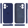 Чохол Silicone Case Full Camera Protective (AA) для Apple iPhone 16 Plus (6.7"), Синій / Deep navy
