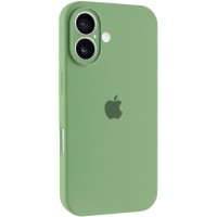 Чохол Silicone Case Full Camera Protective (AA) для Apple iPhone 16 Plus (6.7") М'ятний / Mint