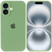 Чехол Silicone Case Full Camera Protective (AA) для Apple iPhone 16 Plus (6.7"), Мятный / Mint