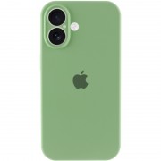 Чехол Silicone Case Full Camera Protective (AA) для Apple iPhone 16 Plus (6.7"), Мятный / Mint