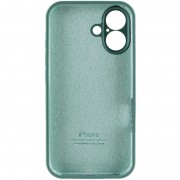 Чехол Silicone Case Full Camera Protective (AA) для Apple iPhone 16 Plus (6.7"), Зеленый / Pine green