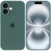 Чехол Silicone Case Full Camera Protective (AA) для Apple iPhone 16 Plus (6.7 дюйма) Зеленый / Pine green