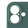 Чехол Silicone Case Full Camera Protective (AA) для Apple iPhone 16 Plus (6.7 дюйма) Зеленый / Pine green