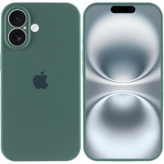 Чехол Silicone Case Full Camera Protective (AA) для Apple iPhone 16 Plus (6.7"), Зеленый / Pine green