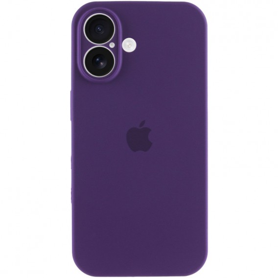 Чехол Silicone Case Full Camera Protective (AA) для Apple iPhone 16 Plus (6.7"), Фиолетовый / Amethyst