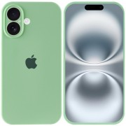 Чехол Silicone Case Full Camera Protective (AA) для Apple iPhone 16 Plus (6.7"), Зеленый / Pistachio