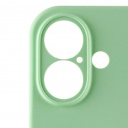 Чехол Silicone Case Full Camera Protective (AA) для Apple iPhone 16 Plus (6.7"), Зеленый / Pistachio