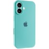 Чохол Silicone Case Full Camera Protective (AA) для Apple iPhone 16 Plus (6.7"), Бірюзовий / Marine Green
