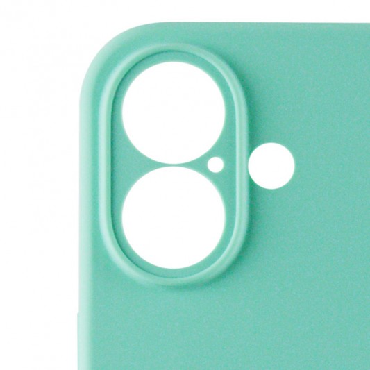 Чехол Silicone Case Full Camera Protective (AA) для Apple iPhone 16 Plus (6.7") Бирюзовый / Marine Green - изображение 4