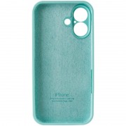 Чехол Silicone Case Full Camera Protective (AA) для Apple iPhone 16 Plus (6.7"), Бирюзовый / Marine Green
