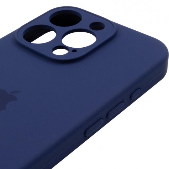 Чохол для iPhone 16 Pro Silicone Case Full Protective (Deep navy)