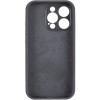 Чехол Silicone Case Full Camera Protective (AA) для Apple iPhone 16 Pro (6.3 дюйма) Серый / Dark Gray