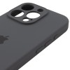 Чехол Silicone Case Full Camera Protective (AA) для Apple iPhone 16 Pro (6.3 дюйма) Серый / Dark Gray