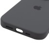 Чехол Silicone Case Full Camera Protective (AA) для Apple iPhone 16 Pro (6.3 дюйма) Серый / Dark Gray
