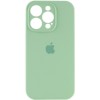 Чохол Silicone Case Full Camera Protective (AA) для Apple iPhone 16 Pro (6.3") Зелений / Pistachio