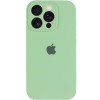 Чохол Silicone Case Full Camera Protective (AA) для Apple iPhone 16 Pro (6.3") Зелений / Pistachio