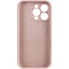 Чохол Silicone Case Full Camera Protective (AA) для Apple iPhone 16 Pro (6.3") Рожевий / Pink Sand