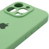 Чехол Silicone Case Full Camera Protective (AA) для Apple iPhone 16 Pro (6.3") Мятный / Mint