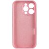 Чохол Silicone Case Full Camera Protective (AA) для Apple iPhone 16 Pro (6.3") Рожевий / Light pink
