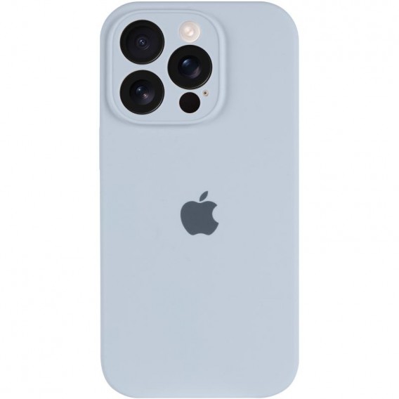 Чохол для iPhone 16 Pro Silicone Case Full Protective (Sweet Blue)