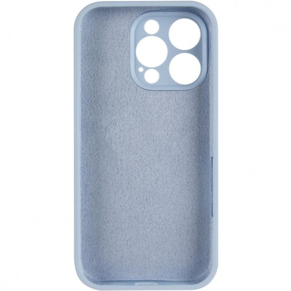 Чохол для iPhone 16 Pro Silicone Case Full Protective (Sweet Blue)