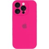 Чохол для iPhone 16 Pro Silicone Case Full Protective (Barbie pink)