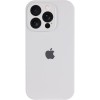 Чохол для iPhone 16 Pro Silicone Case Full Protective (White)