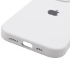 Чохол для iPhone 16 Pro Silicone Case Full Protective (White)