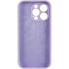 Чехол Silicone Case Full Camera Protective (AA) для Apple iPhone 16 Pro (6.3 дюйма) Сиреневый / Lilac
