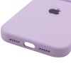 Чехол Silicone Case Full Camera Protective (AA) для Apple iPhone 16 Pro (6.3 дюйма) Сиреневый / Lilac