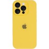 Чохол Silicone Case Full Camera Protective (AA) для Apple iPhone 16 Pro (6.3") Жовтий / Yellow