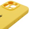 Чохол Silicone Case Full Camera Protective (AA) для Apple iPhone 16 Pro (6.3") Жовтий / Yellow