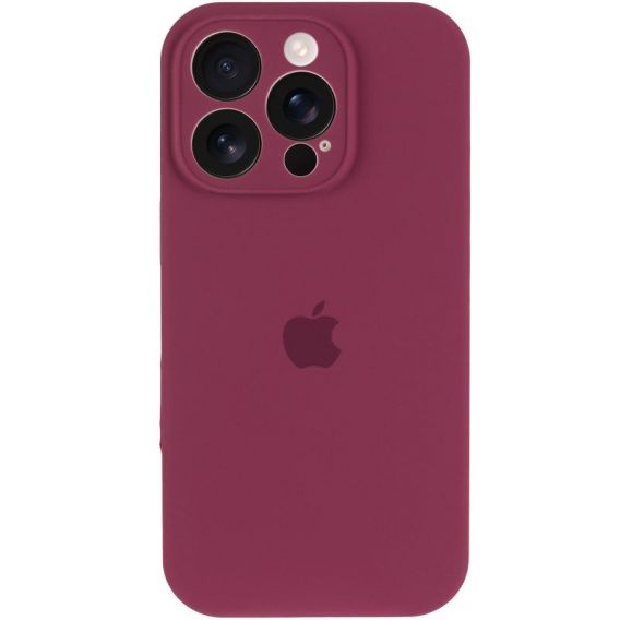 Чехол для iPhone 16 Pro Silicone Case Full Protective (Plum)