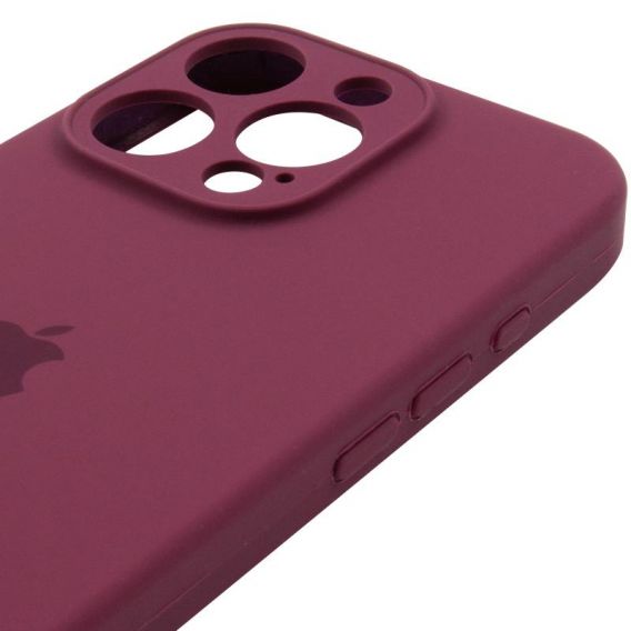 Чехол для iPhone 16 Pro Silicone Case Full Protective (Plum)