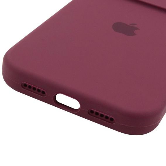 Чехол для iPhone 16 Pro Silicone Case Full Protective (Plum)