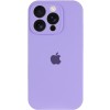 Чохол Silicone Case Full Camera Protective (AA) для Apple iPhone 16 Pro Max (6.9") Бузковий / Dasheen
