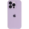 Чехол Silicone Case Full Camera Protective (AA) для Apple iPhone 16 Pro Max (6.9 дюйма) Сиреневый / Lilac