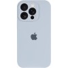 Чехол Silicone Case Full Camera Protective (AA) для Apple iPhone 16 Pro Max (6.9 дюйма) Голубой / Sweet Blue
