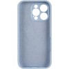 Чехол Silicone Case Full Camera Protective (AA) для Apple iPhone 16 Pro Max (6.9 дюйма) Голубой / Sweet Blue